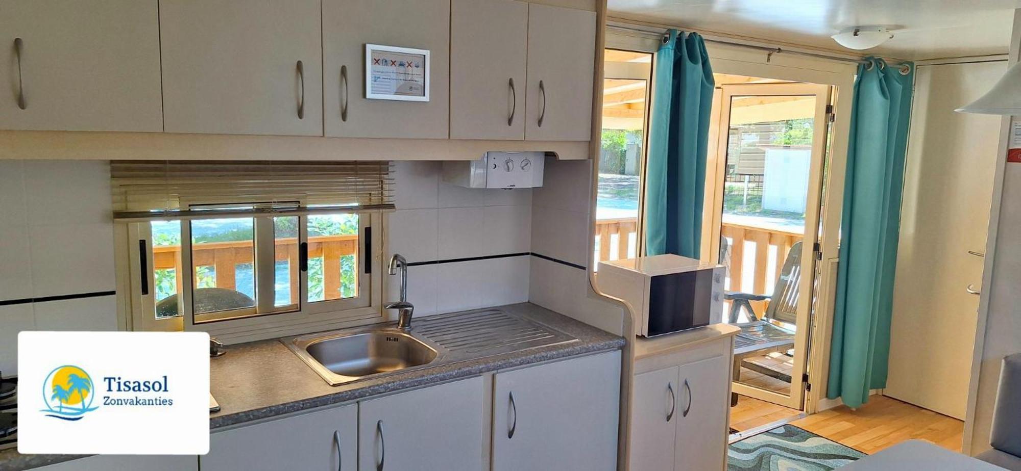 Mobile Home Viareggio - Including Airco- Camping Paradiso - G008 Luaran gambar