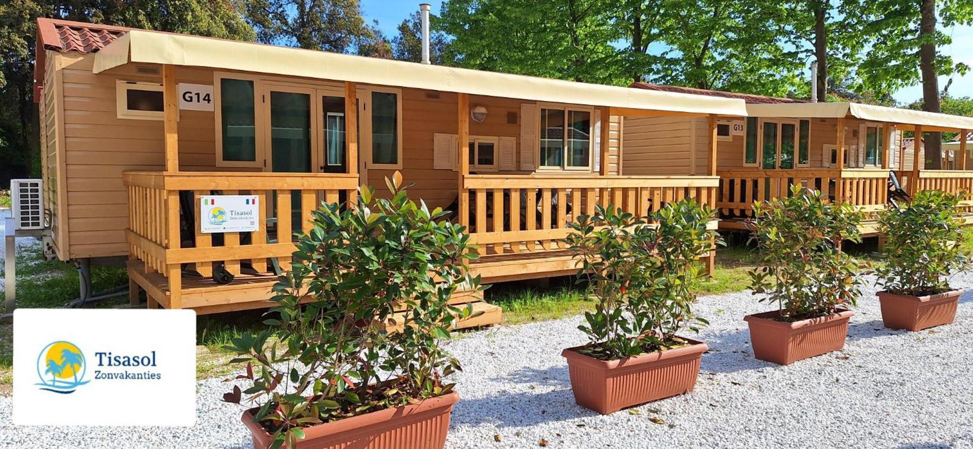 Mobile Home Viareggio - Including Airco- Camping Paradiso - G008 Luaran gambar